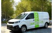 Véhicule électrique en livraison